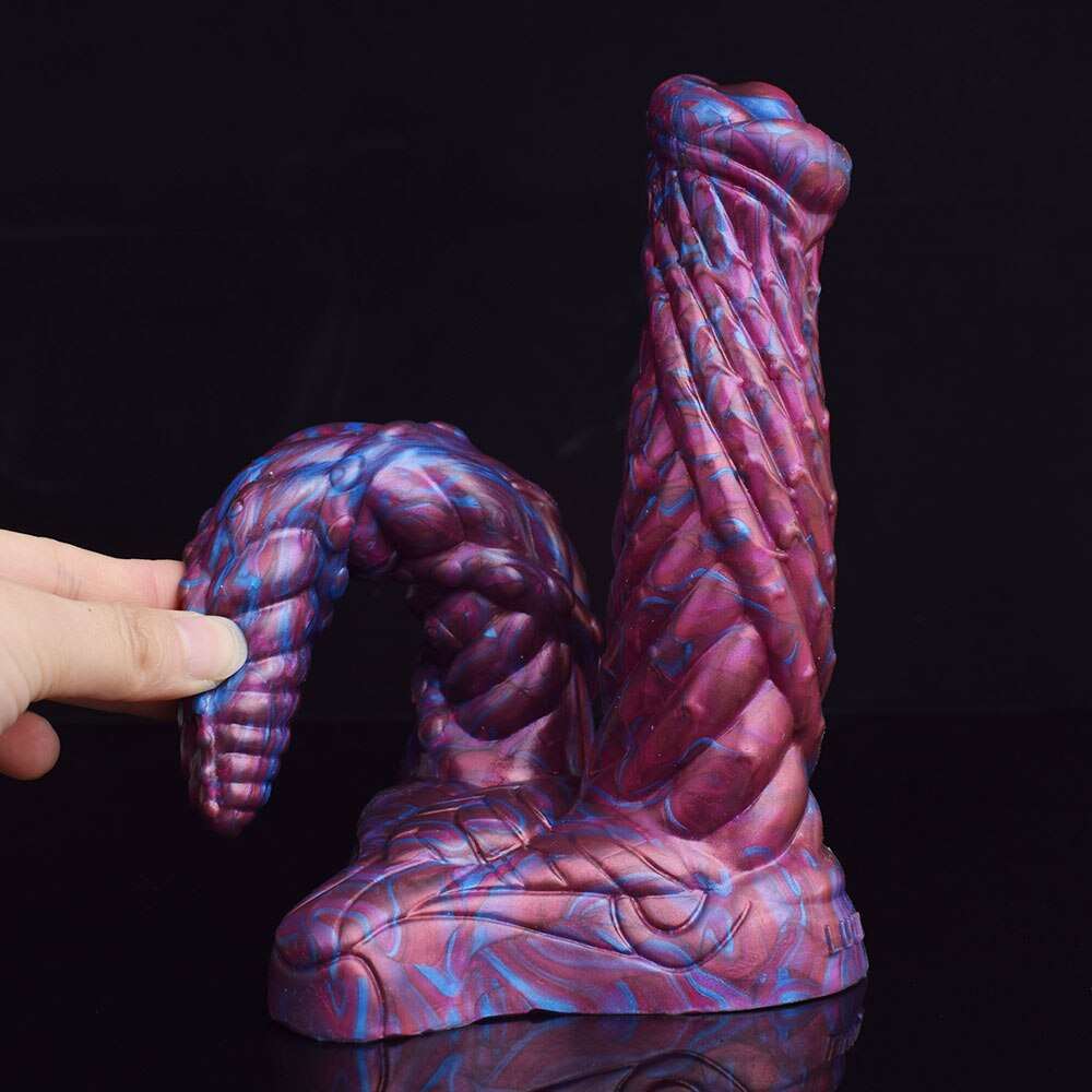 😈 AELORIA Demon Dildo – Double Penetration Fantasy Pleasure Toy - BeastGasm